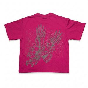 T-shirt de sport léger à manches courtes pour homme, col rond, 100 % coton, respirant, style streetwear américain d'été - Product Image 4