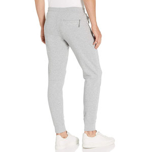 Pantalon de jogging en polaire gris clair pour hommes sur mesure élastique doux avec ficelle de traction Logo brodé imprimé en 3D taille moyenne - Product Image 2