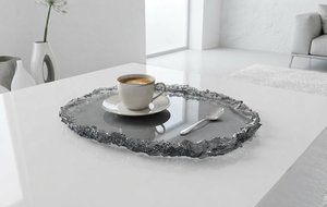 Elegante Bandeja de Resina, Plato de Servir Artístico, Artesanía Hecha a Mano Única, Accesorio Decorativo para el Hogar, Proveedor Mayorista - Product Image 2
