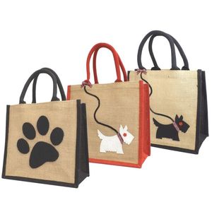 Eco-Friendly Custom Reusable Jute Tote <b>Bags</b> Rope Handle ISO9001 Certified <b>Medium</b> <b>Size</b> Trendy Sustainable Sublimation Shopping - Product Image 3