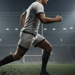 Ensemble d'uniformes de rugby pour hommes, tissu léger, respirant, durable, séchage rapide, maillot à manches courtes, shorts, personnalisable, conçu pour - Product Image 5