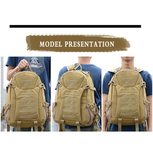 Custom OEM <b>Large</b> Capacity Tactical Backpack MOLLE Webbing Oxford Mesh Pocket Padded Strap Outdoor Hiking <b>Rucksack</b> Wholesale - Product Image 4