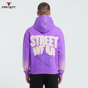 เสื้อฮู้ดดี้ปักลายสำหรับผู้ชาย ดีไซน์ใหม่ น้ำหนักเบา ผ้าฝ้าย 100% คุณภาพดี ราคาถูก ผลิตในปากีสถาน - Product Image 5