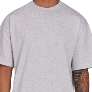 T-shirt surdimensionné pour homme 100% coton 190 GSM, style streetwear, col rond, manches courtes, respirant, séchage rapide, coupe classique - Product Image 2