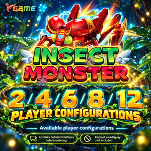 ชุดเกมอาร์เคด Insect Monster 2.1 สำหรับโครงการตู้เกมแบบเล่นหลายคน - Product Image 5
