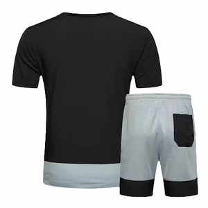 Nouveaux ensembles de shorts d'été pour hommes grande taille, élégants, 100% coton, respirants, fabriqués au Pakistan, couleur unie, style streetwear - Product Image 3