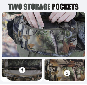 กระเป๋าอุ่นมือลายพรางพรีเมียม 2026 พร้อมซิป สายสะพายไหล่ปรับได้ น้ำหนักเบา สำหรับกิจกรรมกลางแจ้ง ถุงมือกันหนาว ตกปลาน้ำแข็ง ผลิตโดยอิมรา อิมเพ็กซ์ - Product Image 3