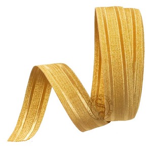 Fil de bullion à double rayure, Tresse de bullion dorée, Tresse cérémonielle, Garnitures en dentelle en gros à vendre - Product Image 2