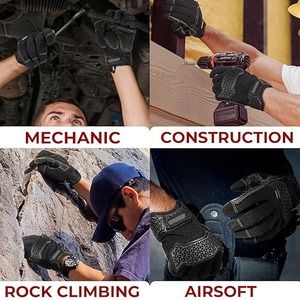 Guantes de Seguridad de Piel de Cabra CAPTAIN INDUSTRY, Unisex, Impermeables, Anti-UV, Antideslizantes, de Dedo Completo, para Uso en Exteriores - Product Image 5
