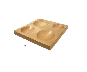 High Quality <b>Wooden</b> Dapping <b>Block</b> 4 Cavity Luxury jewelry making tool supply & Best Product at Whole Sale Lowest Price - Product Image 2