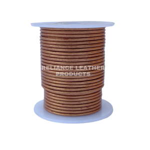 Tailles personnalisées de haute qualité 1mm-8mm 100% pur argent métallique cordon en cuir fabrication de bijoux Bracelet artisanat fournitures couleurs personnalisées - Product Image 4