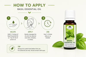 Aceite Esencial de Albahaca 10ml, Uso Externo, Aceite de Masaje para Aromaterapia - Product Image 2