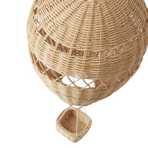 Decoración Colgante de Mimbre Rosa con Forma de Globo, Adorno de Pared Hecho a Mano para la Habitación de los Niños y Decoración de la Sala de Juegos - Product Image 5
