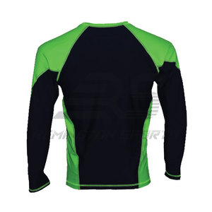 เสื้อยืดคอมเพรสชั่นผู้ชายแบบสั่งทำพิเศษ คุณภาพสูง สำหรับเล่นกีฬา ฟิตเนส ออกกำลังกาย ระบายอากาศได้ดี แห้งเร็ว กระชับพอดีตัว มีหลายสีให้เลือก - Product Image 2