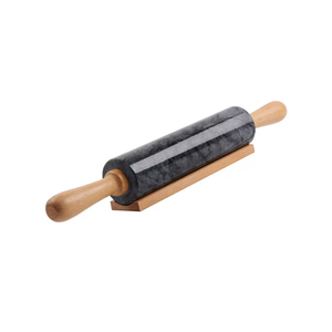 Most Selling Eco Friendly Kitchenware Accessories perfect Quality Black Marble <b>Rolling</b> Pin Elegant Baking <b>Tool</b> At Good Price - Product Image 2