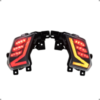 Feu arrière LED intégré pour moto TMAX 530 avec clignotants et lentille fumée