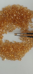Citrine dorée naturelle, taille marquise 4x2MM, pierre précieuse de qualité supérieure pour la fabrication de bijoux - Product Image 3