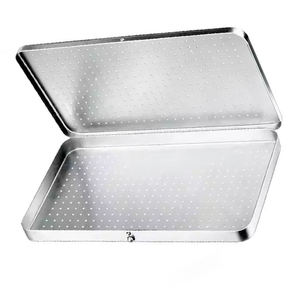 Professional High Quality Manual Stainless-Steel Sterilization Tray <b>Needle</b> <b>Case</b> Perforated Surgical Holloware Instrument Medical - Product Image 6