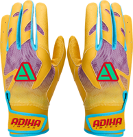 Gants de frappe en cuir Adiha Impex blancs avec fermeture auto-agrippante, unisexes, pour adultes, personnalisables et durables
