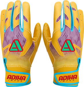 Gants de frappe en cuir Adiha Impex blancs avec fermeture auto-agrippante, unisexes, pour adultes, personnalisables et durables - Product Image 3