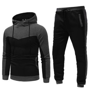 Ensemble de survêtements en molleton respirant style classique avec logo personnalisé, impression en relief, haute qualité, unisexe, collection 2026, vente chaude - Product Image 1