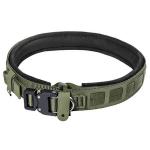 Ceinture tactique extérieure pour homme avec logo personnalisé, nouvelle mode, en tissu élastique réglable, décontractée, en polyester, pour activités de plein air - Product Image 1