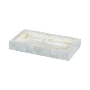 Ensemble de salle de bain blanc élégant en nacre, idéal pour l'entretien de la propreté et un espace de lavage sophistiqué, provenant d'Inde. - Product Image 2