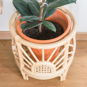 Outdoor Decor Garden Decorations Modern Style Rattan <b>Plant</b> <b>Basket</b> rainbow - Product Image 5
