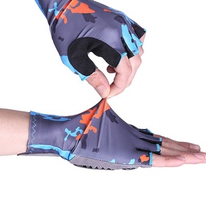 Wholesale Rate <b>Half</b> Finger Neoprene Fabric Cycling Gloves For Online Sale New Arrival Outdoor Fitness Sports Cycle Racing Gloves - Product Image 6