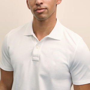 Polo Urbano para Hombre, Estilo Casual, Algodón, Manga Corta, Verano, Moda, Corte Holgado, Suministro de Fábrica OEM - Product Image 2