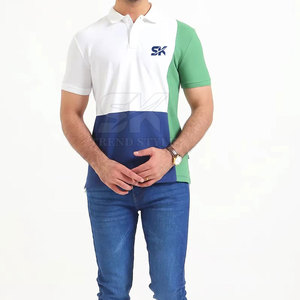 เสื้อโปโลผู้ชายแบบเรียบสีตัดต่อ ดีไซน์สั่งทำพิเศษ ปี 2026 ผลิตภัณฑ์ฤดูหนาว เสื้อโปโลผู้ชายแบบเรียบสีตัดต่อ ราคาถูก - Product Image 2
