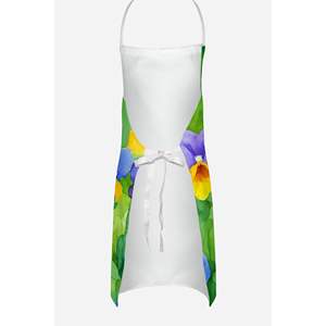 Illinois Violet Watercolor Unisex Large Multicolor Adult <b>Apron</b> for Cooking Baking Crafts Gardening <b>Kitchen</b> Server for Men <b>Women</b> - Product Image 4