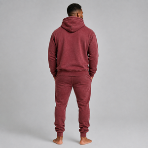 Custom streetwear distressed tracksuit for <b>men</b> with soft fabric stylish details custom designs and comfortable relaxed fit - Product Image 3