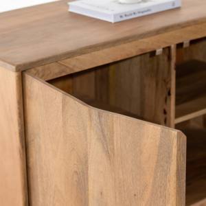 Buffet en bois à 2 portes Vandana Falcon Vista avec rangement élégant pour les intérieurs de maisons modernes - Product Image 4