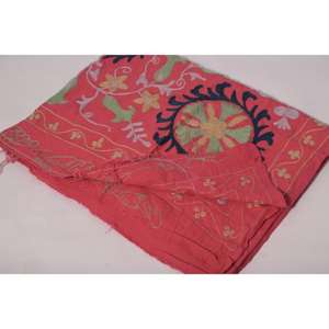 Lavinas Handmade Vintage Cotton Kantha Suzani <b>Quilt</b> Floral Boho Indian Eco-Friendly Washable All-Season Bedspread <b>Throw</b> Blanket - Product Image 5