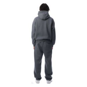 Nuevo Conjunto de Sudadera y Pantalón Oversize de Moda Urbana con Hombros Caídos, 500 GSM, 100% Algodón, Estilo Boxy para Hombre - Product Image 4