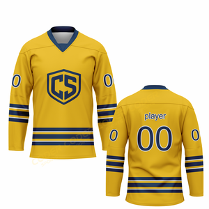 Service OEM, maillot de hockey sur glace professionnel en polyester, broderie personnalisée, impression numérique, fabrication sur mesure, séchage rapide - Product Image 4