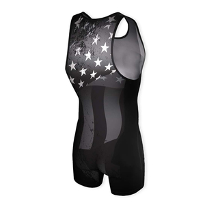 Combinaison de lutte pour homme de qualité supérieure, coupe ajustée, sans manches, sublimée, pour la musculation et le powerlifting - Product Image 3