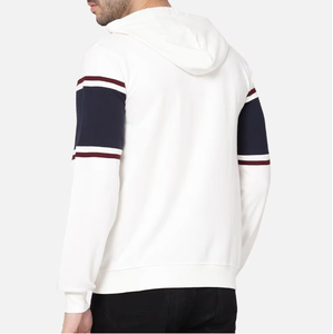 เสื้อฮู้ดดี้ผู้ชายสั่งทำได้ตามขนาด สี และโลโก้  ผ้าฝ้าย 100% ซิปหน้า แขนยาว คุณภาพสูง เป็นมิตรกับสิ่งแวดล้อม เหมาะสำหรับฤดูหนาว - Product Image 2