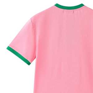 AKA เสื้อเชิ้ตสีชมพูเฮนลีย์สำหรับผู้หญิง ปักตัวอักษรกรีก กระดุมคุณภาพพรีเมียม เสื้อลำลอง ผ้าคุณภาพสูง สวมใส่สบาย - Product Image 3