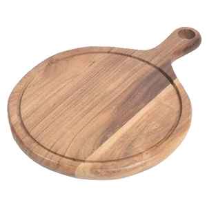 Planche à découper en bois d'acacia de qualité supérieure avec rainure profonde pour les jus, pour la cuisine à domicile - Product Image 3