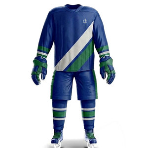Uniforme de Hockey sobre Hielo para Hombre, Diseño Atlético Ligero de Poliéster con Ajuste Cómodo para Entrenamiento Deportivo y Rendimiento en Partidos - Product Image 1