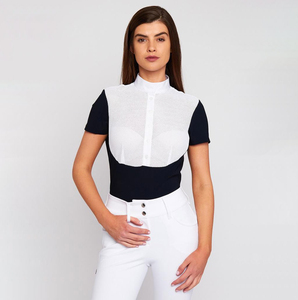 Custom Logo Equestrian Clothing Horse Riding Show <b>Shirts</b> Women Base Layer Equestrian Show <b>Shirt</b> for Sale - Product Image 1