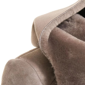 Mantic Enterprises Minimalist Hooded Bomber Jacket Women Cow Suede <b>Animal</b> Print Breathable Autumn Wear Pullover Style Detachable - Product Image 5
