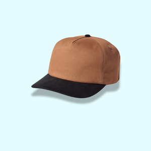 Gorra de béisbol de 5 paneles sin estructura con visera en contraste, ajuste regulable, estampado puff, estilo streetwear, color vintage, personalización OEM para marca - Product Image 1