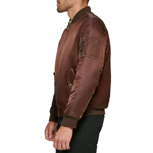 Chaquetas Bomber de Invierno con Capucha y Cuello Alto de Lona de Alta Calidad con Logotipo Personalizado para Hombre, Nuevo Ingreso, Mejor Precio Bajo - Product Image 2