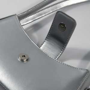 Bolso de Hombro de Cuero PU Dootaofcat con Cierre Antirrobo, Diseño Minimalista, Asa Suave, Correa de Cadena, Colores y Tamaños Personalizables - Product Image 5