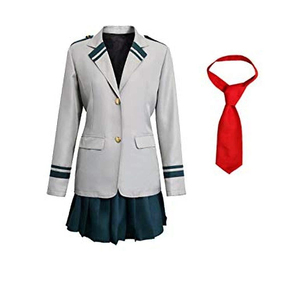 High Quality Women Anime Cosplay School Uniform Blazer Skirt Ribbon Costume - Product Image 4