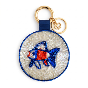 Vente en gros OEM de porte-clés cône de crème glacée perlé, breloques dessert personnalisées en perles de rocaille, pendentifs de sac à main - Fabricant et Fournisseur - Product Image 2