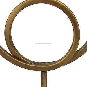 Nouvellement personnalisé ensemble personnalisé de 2 Sculpture en métal Sculpture décorative de table pour la décoration de bureau à domicile et d'hôtel - Product Image 4